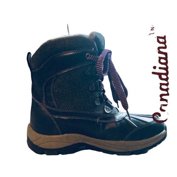 Canadiana Shoes - Canadiana Womens 3M Thinsulate -30‎ degrees Winter Lace-up/Lined Boots - size 6